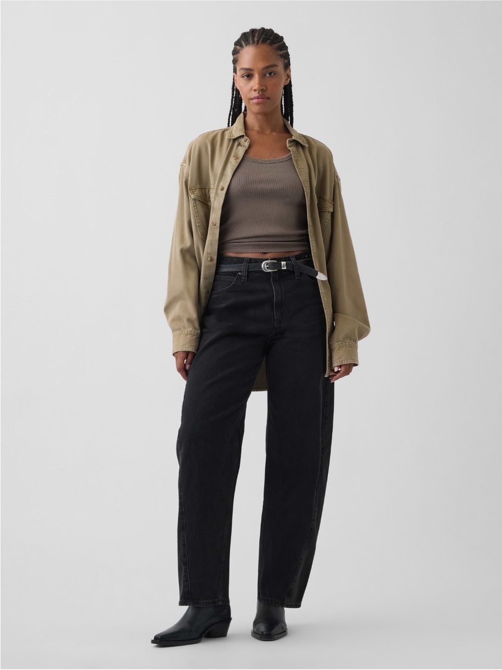GAP Factory Black Boyfriend Jeans